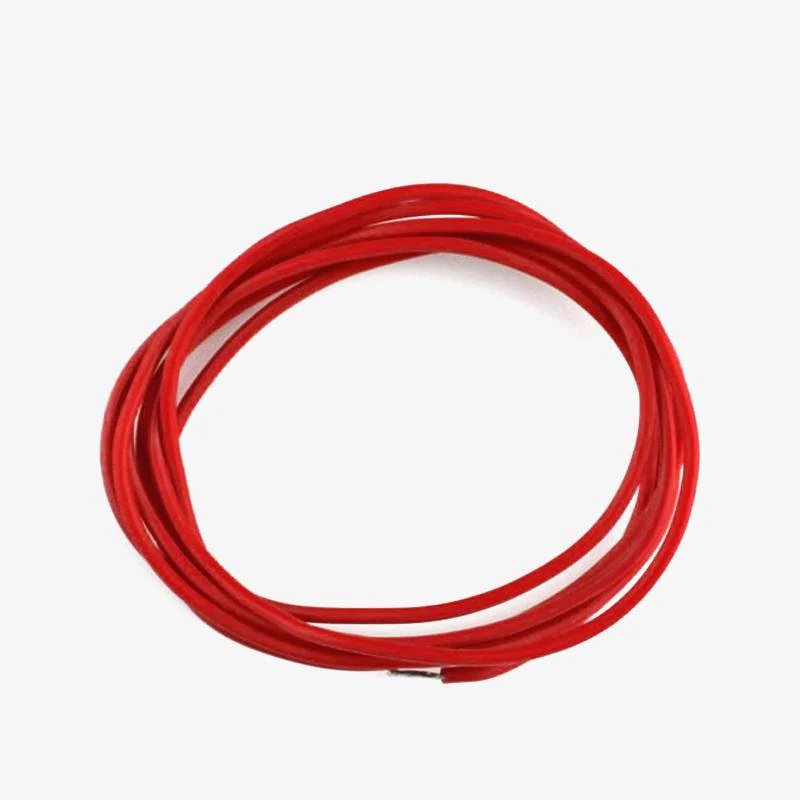 Wire Heat-Resistant Silicone 24AWG Red (1m)