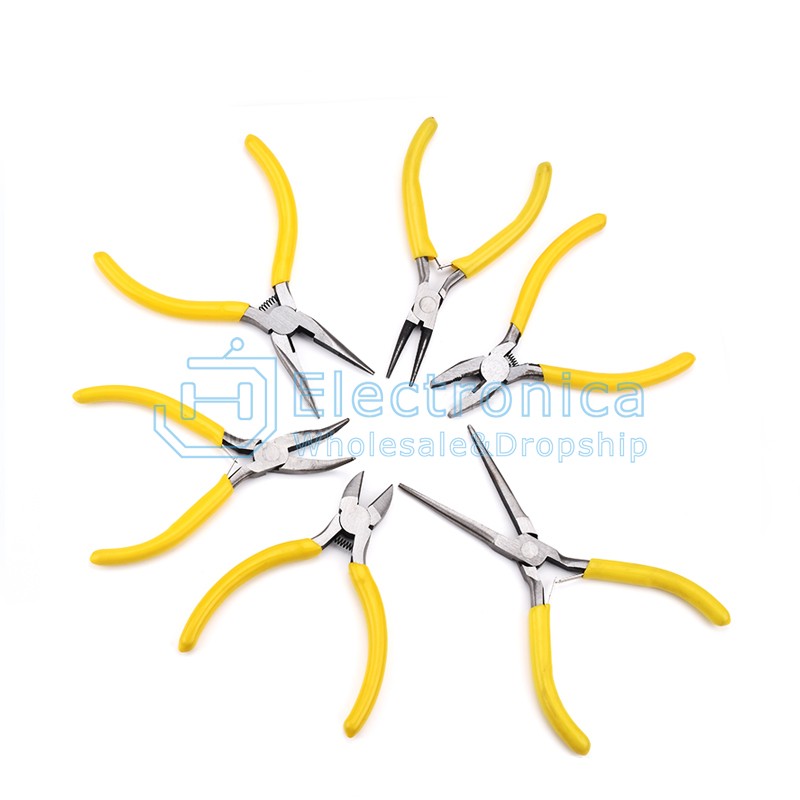 Tool Wire Cutter Diagonal Nose 5inch Plier Yellow