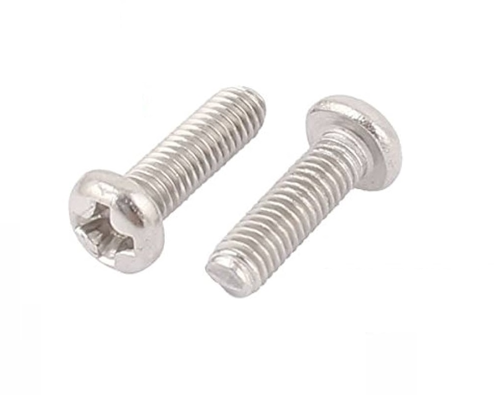 Screw Bolt And Screw Cross Round Head 304 Stainless M3x10mm (10 Pcs set)