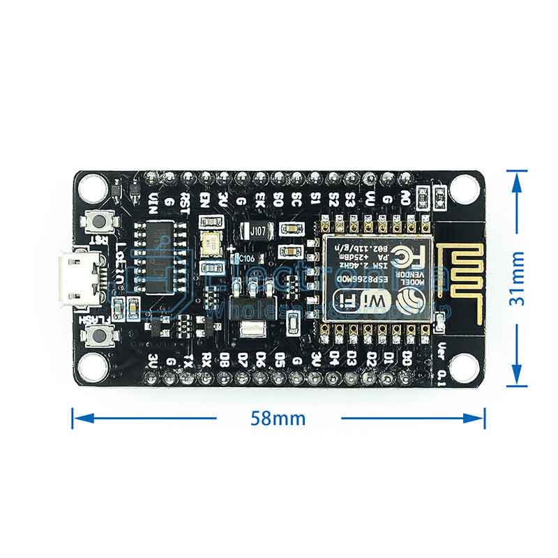NodeMCU v3 Lua Based ESP8266 Development Module