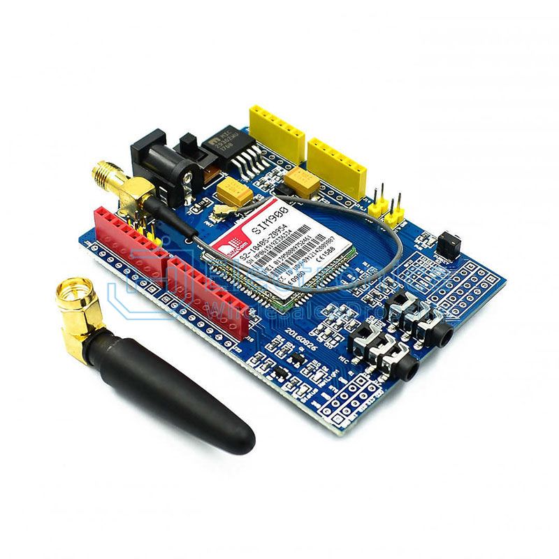 GSM SIM900 Quad-band GSM GPRS Shield Development Board With Male Headers For Arduino