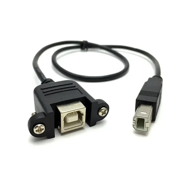 Cable USB B Male to USB B Female Socket