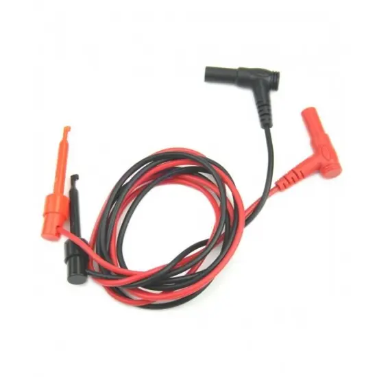 Cable For Multimeter Test Hook Clip Probe Test Equipment C18 Banana Plug