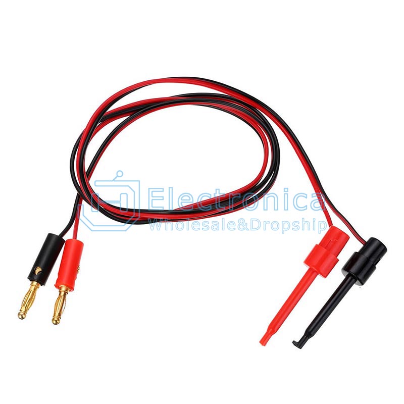 Cable For Multimeter Test Hook Clip Probe Test Equipment C18 Banana Plug