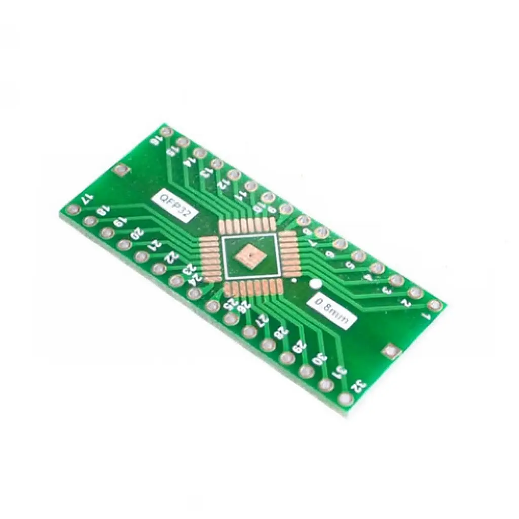 Adapter Breakout For Arduino Atmega328 Atmega8 SMD AVR STM32 TQFP/QFP 32 0.8mm to DIP PCB (Per Piece)