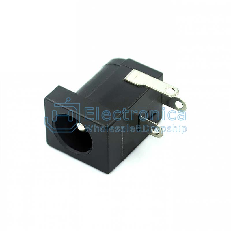 Connector DC Power Jack Female DIP 3 Pin Supply Socket Connector DC005 Type 2.0