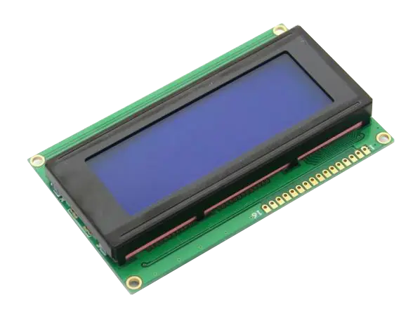 LCD 20x4 Character Display Module Blue Background