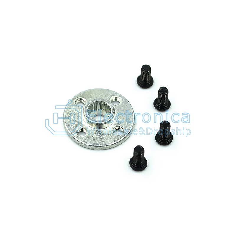 Robot - Small metal disc 25T universal standard rudder servo robot dedicated MG995 MG996