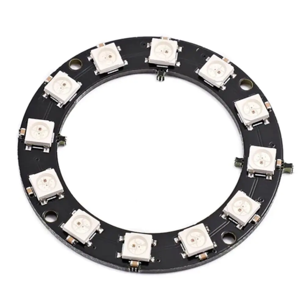 LED Circle RGB 12 LED NEOPIXEL Compatible WS2812 5050 Board