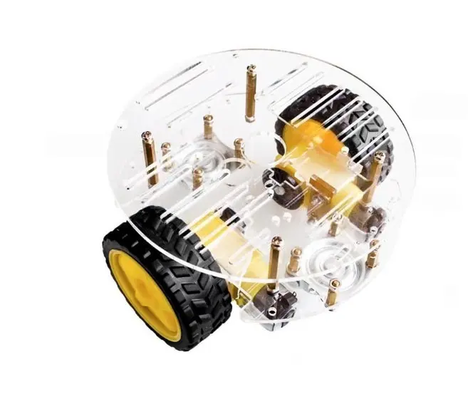 Robot 2 Wheel Drive Circular Smart Car chassis Kit For Arduino