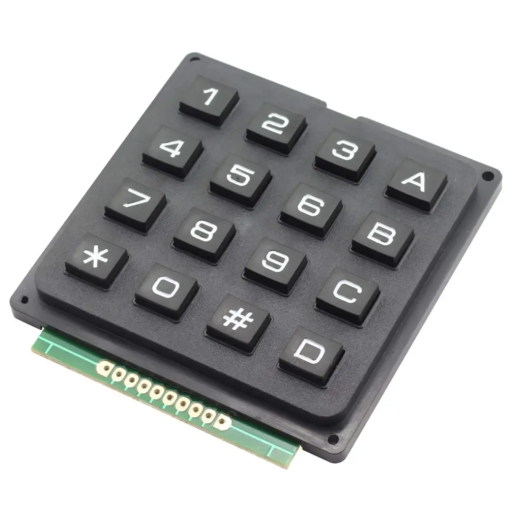 Keypad 4x4 Matrix Black For Arduino