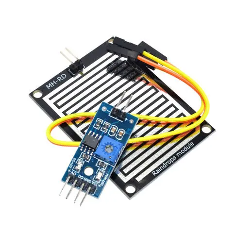 Water Raindrops Detection Sensor 3.3-5v Double Sided With Amplifier