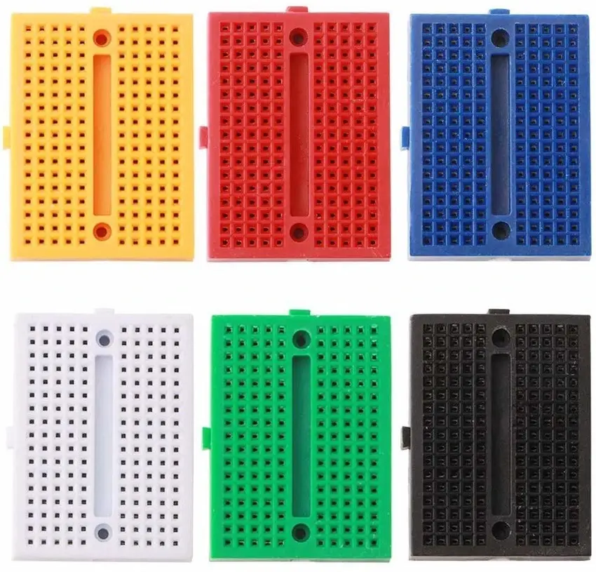 Breadboard Mini Solderless 170 Tie-points Breadboard Black (Per Piece)