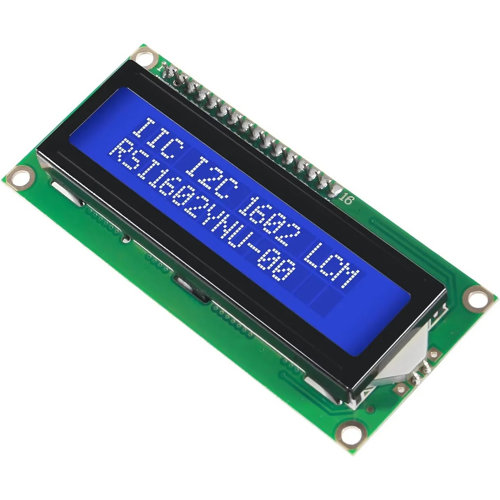 LCD 16x2 Character Display Module HD44780 Controller Blue Backlight