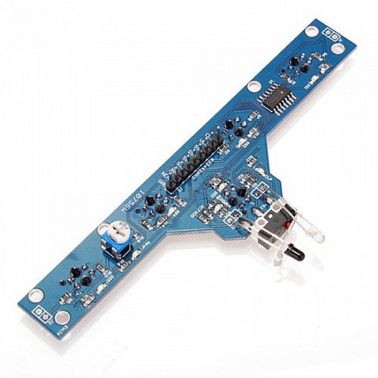 [99187118] Line Follower 5 Channels Infrared Sensor Module TCRT5000 BFD-1000 Blue T Shape With Limit Switch and Proximity Sensor