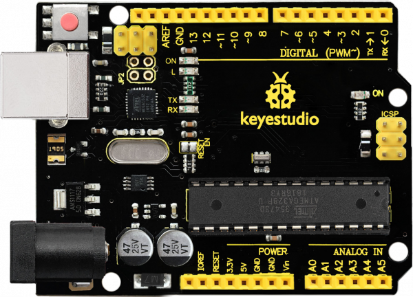 Keyestudio UNO R3 Compatible with Arduino KS0001 (USB CABLE included)