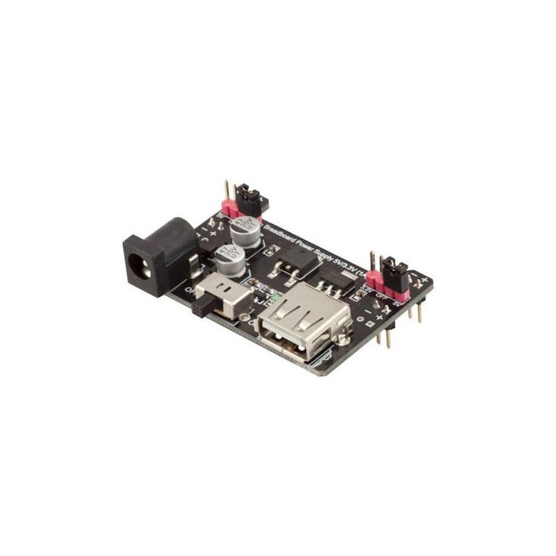 Breadboard Power Supply 5V/3.3V (1A) RobotDyn