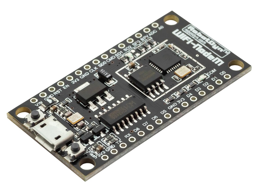 NodeM WIFI ESP8266 32M Flash CH340G Board (Not Solderd) RobotDYN