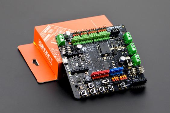 Romeo V2- an Arduino Robot Board (Arduino Leonardo) with Motor Driver - DRF0225