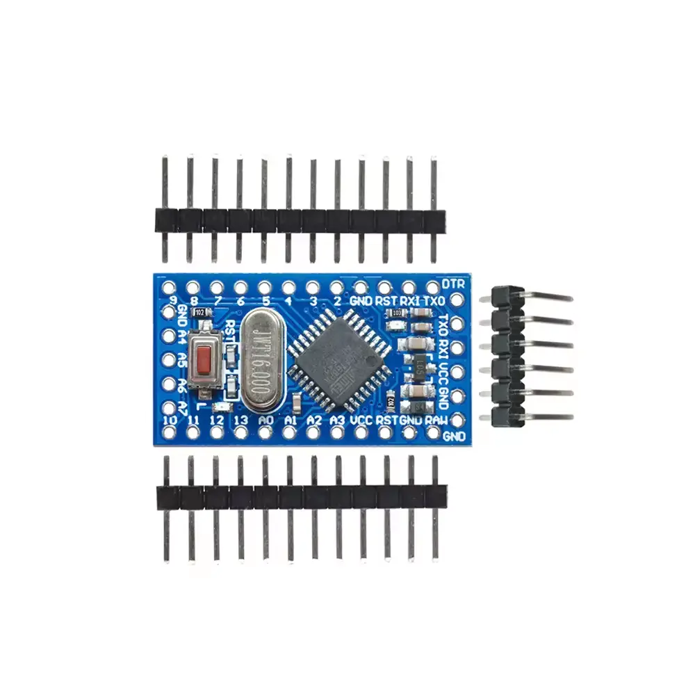 Arduino Pro Mini ATmega168p 16MHz Board 5V Blue (Compatible)