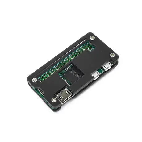 [99187444] Raspberry Pi Zero Case Enclosure Acrylic Layer Black