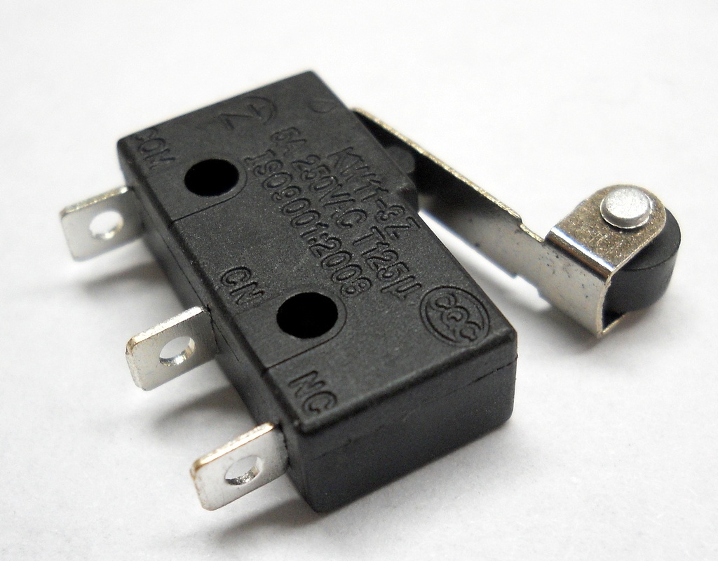 Switch Tact 5A 250V Microswitch Round Handle 3PIN