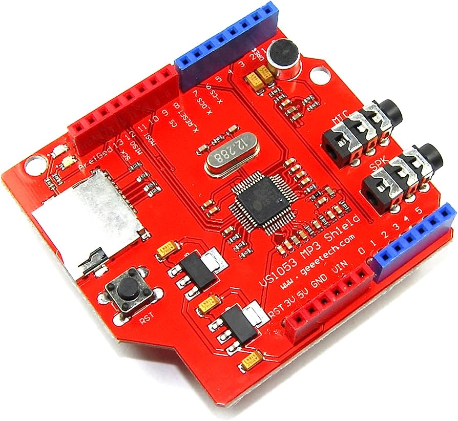 MP3 Player Shield Board with SD Card VS1053 For Arduino UNO
