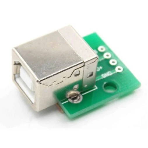 USB Type B Receptacle Female Breakout Board
