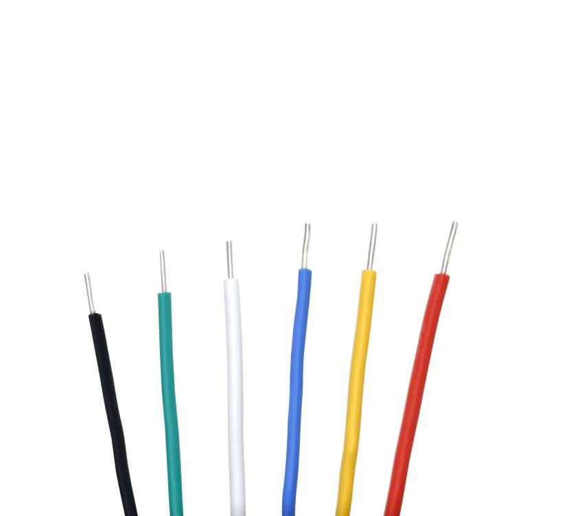 Wire HOOK UP SOLID 22 AWG YELLOW (Per Meter)