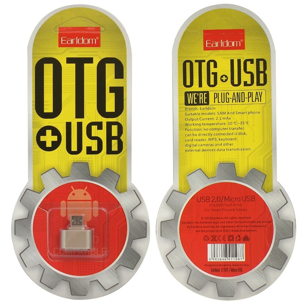 USB 2.0 Micro USB OTG Flash Adapter YHL-T3 (Per Piece)