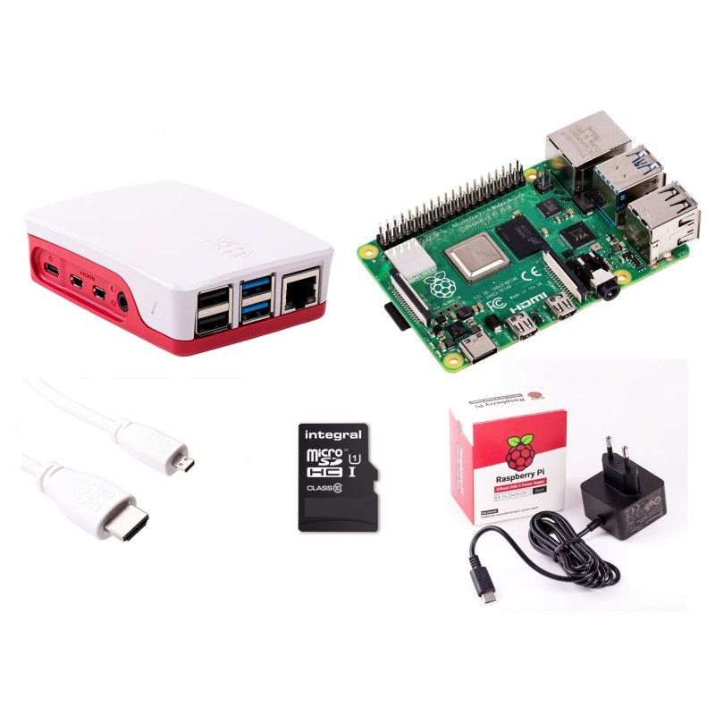 Raspberry Pi 4 Model B 1GB Ram Starter Kit