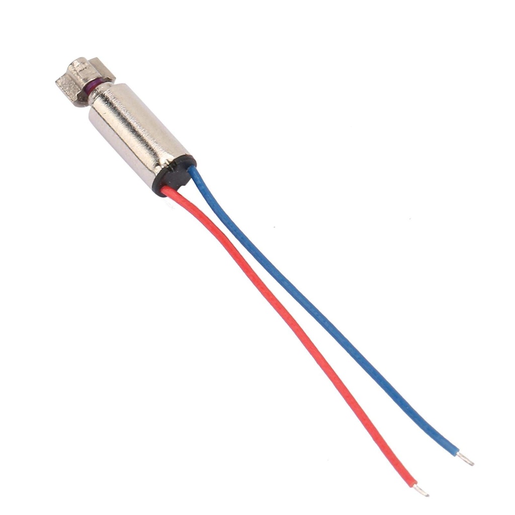 Motor DC Vibration engine 1.3V 6mm x 12mm Mini Coreless (Per Piece)