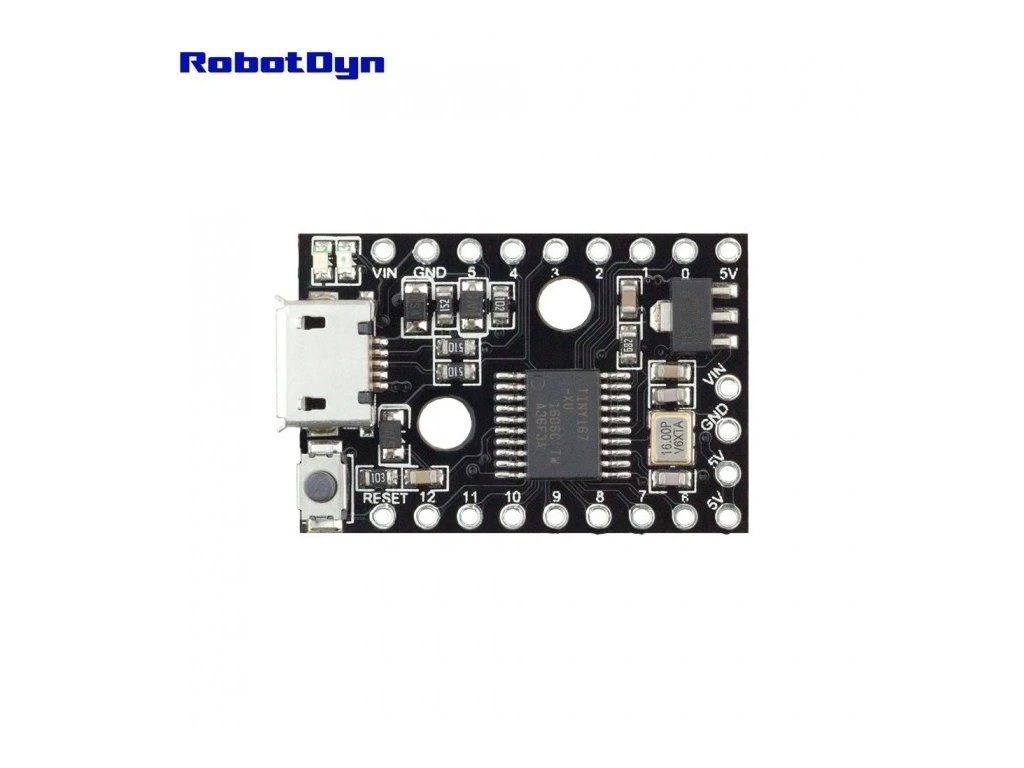 ATtiny167 Pro MicroUSB, Dev.Board (Digispark Compatible) RobotDYN