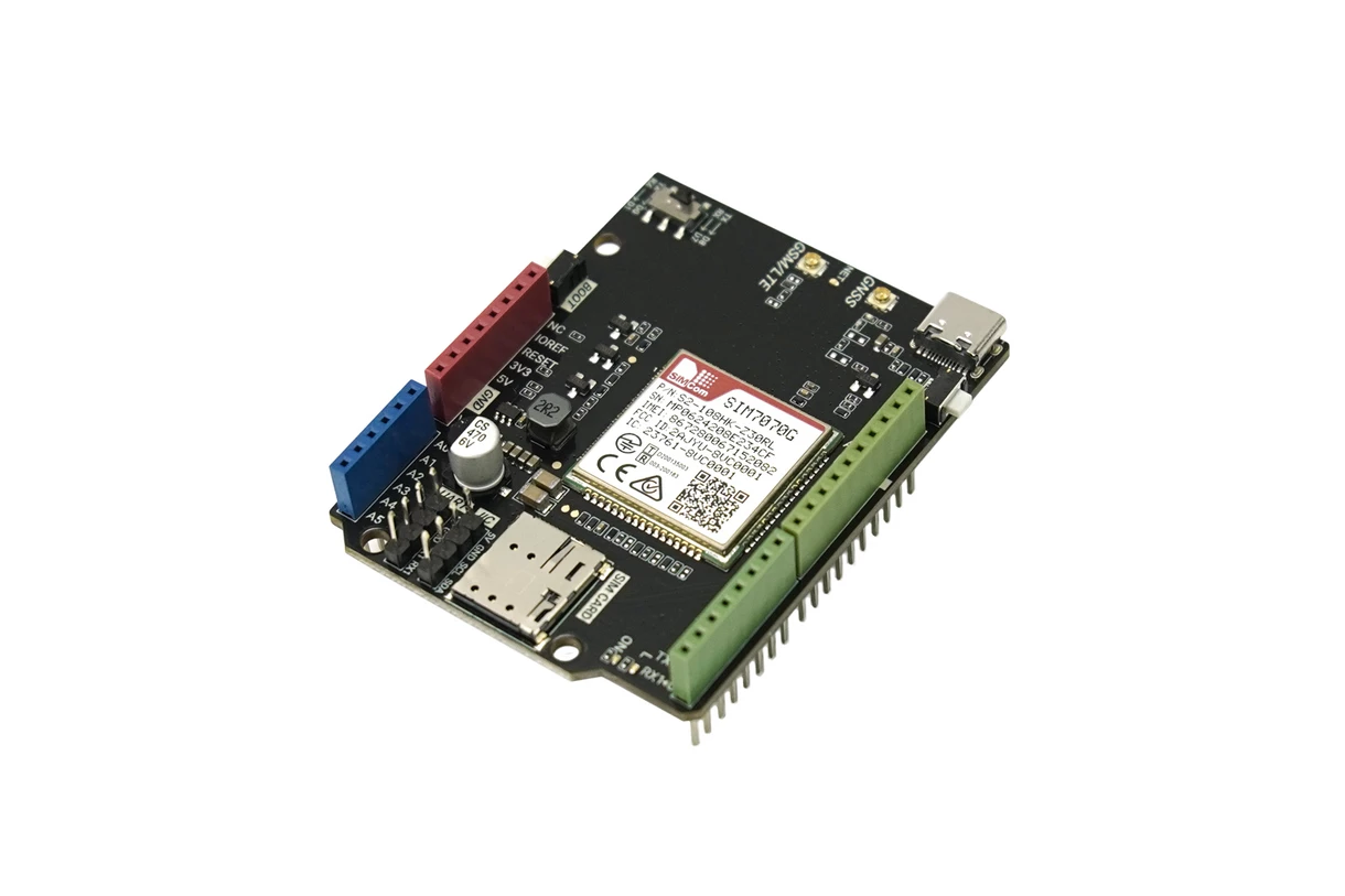 GSM SIM7070G Arduino NB-IoT / LTE / GNSS / GPRS / GPS Expansion (Global) Shield DFRobot - DFR0572
