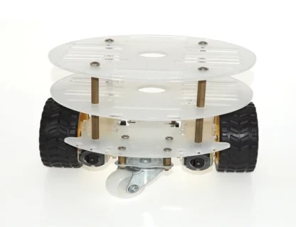 Robot 2 Wheel Drive Circular Smart Car 3 layers chassis Kit For Arduino