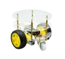 Robot 2 Wheel Drive Circular Smart Car 3 layers chassis Kit For Arduino