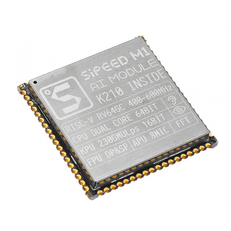 Wifi Sipeed MAIX-I module w/o WiFi ( 1st RISC-V 64 AI Module, K210 inside )