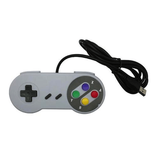 Gaming Raspberry Pi Compatible USB Gamepad / Controller ("SNES" Style)
