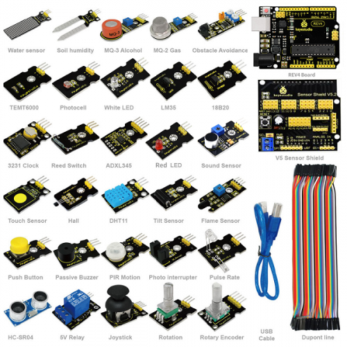 Keyestudio New Sensor Kit with UNO R3 for Arduino Starter KS0083