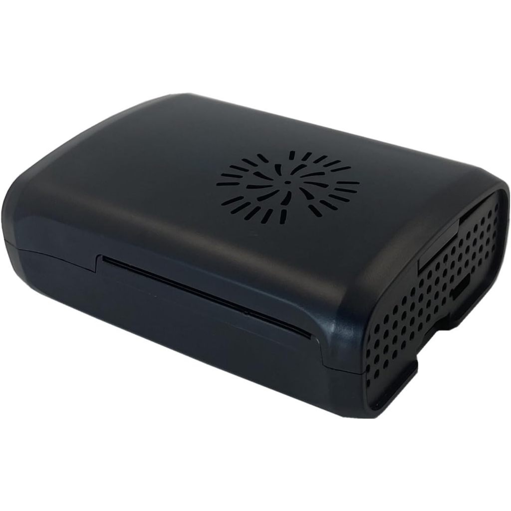 Raspberry Pi Black Case Enclosure with Cooling Fan Pi 2B/3B
