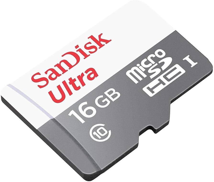 SanDisk Ultra MicroSDHC UHS-I 80 MB/s Card with Adapter 16GB