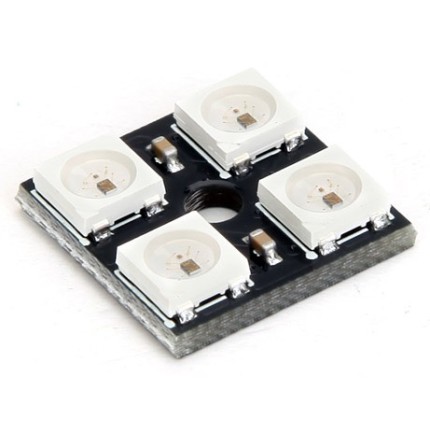 LED Matrix RGB LED 2*2 4-Bit WS2812 Driver Module Board