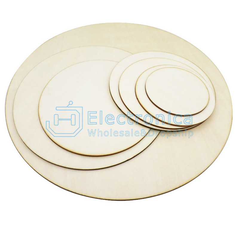 Prototyping Materials 10cm x 3mm Round Wood Layer (Per Piece)
