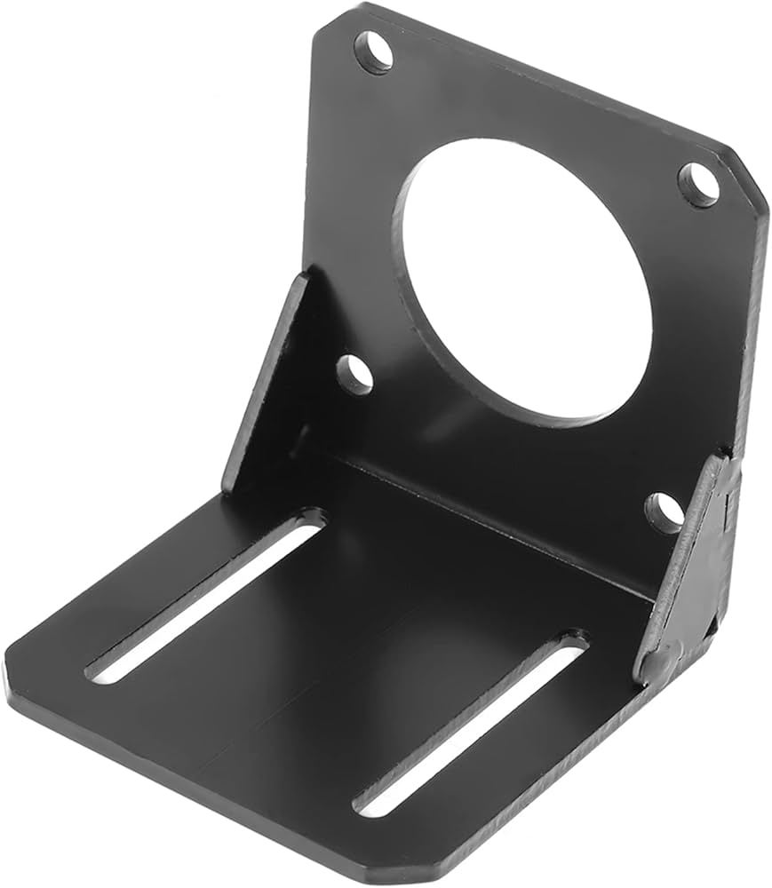 Bracket for Servo Nema 23/17 Stepper Motor One Type Shape Black