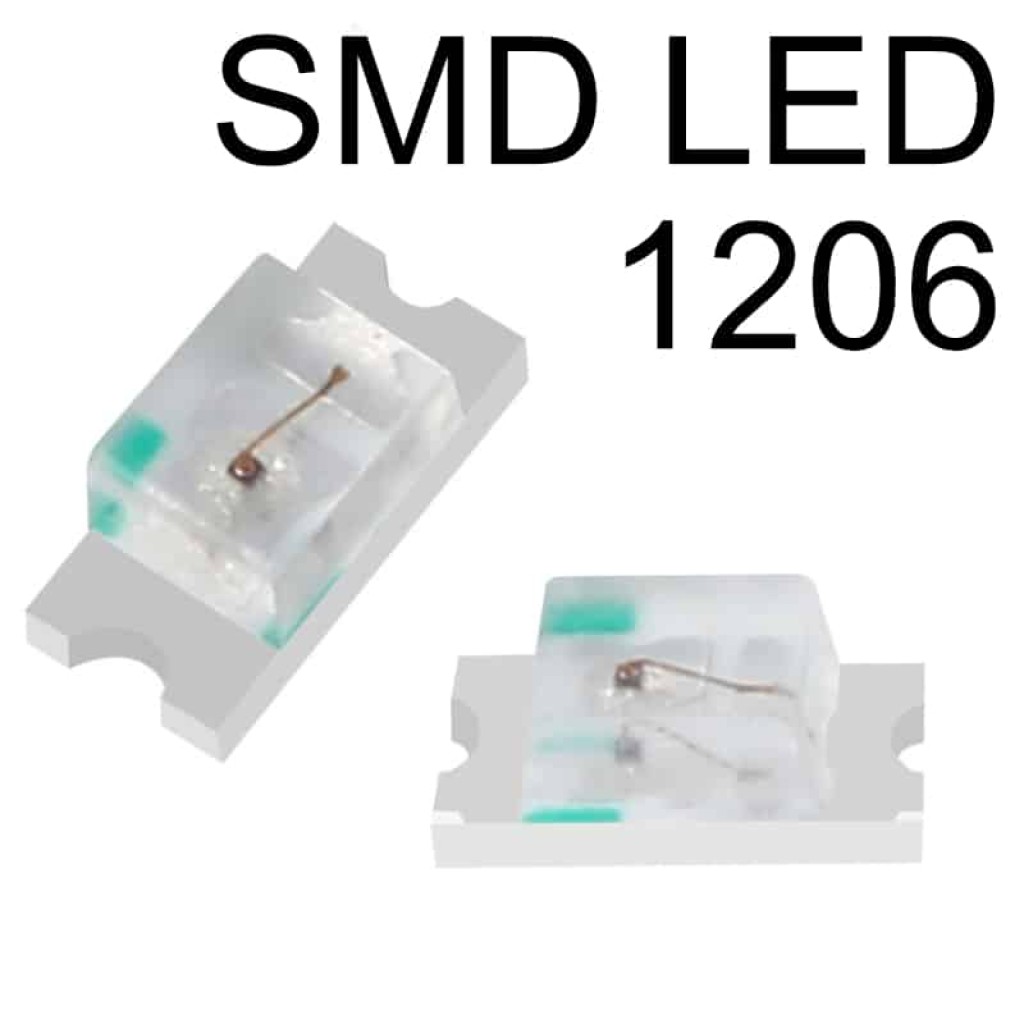 SMD LED 1206 1mm X 2mm Blue (Per Piece)