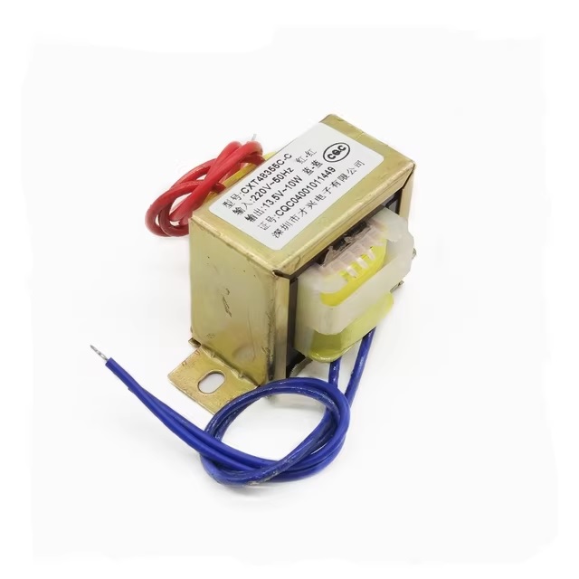 Transformer AC220V 50Hz to AC9V 10W EI Type Iron Core