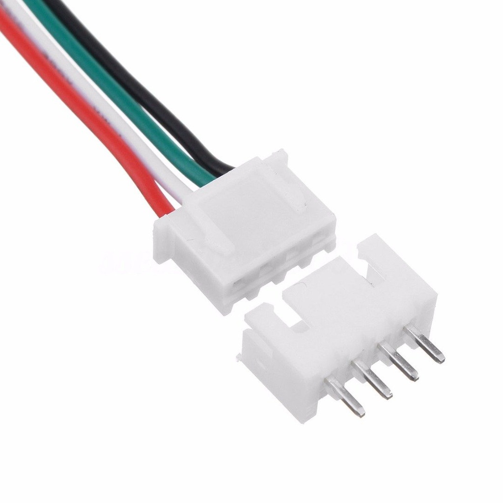 Cable Connector 4Pin to 4Pin JST XH Plug 2.54mm 24AWG with Female Connector