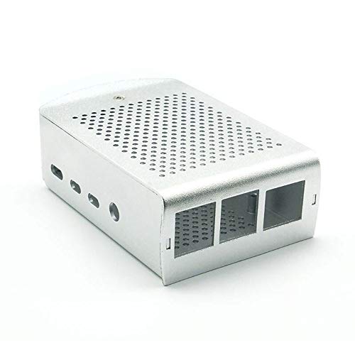 Raspberry Pi 4 Case Aluminum Silver