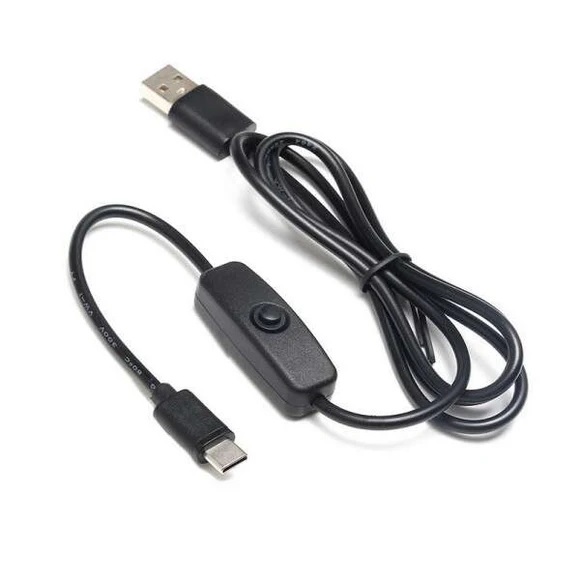 Raspberry Pi 4 Cable Type-C With Power Switch