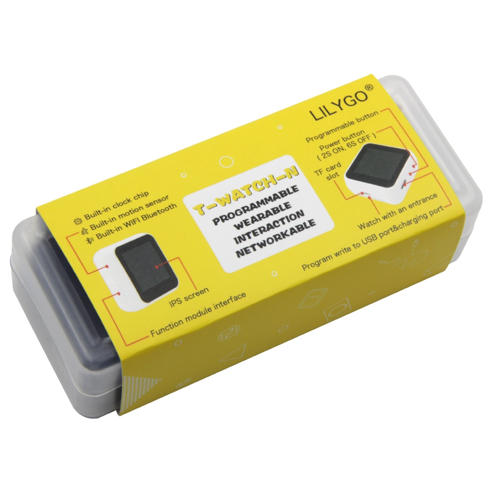 ESP32 T-Watch Without Touch Screen Version Programmable Wearable TTGO